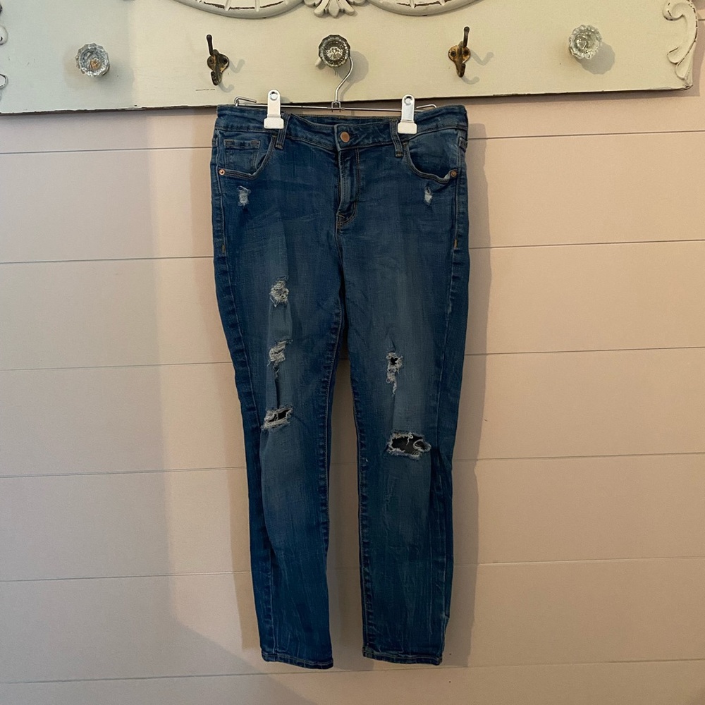 Old navy mid-rise rock star jeggings size 12